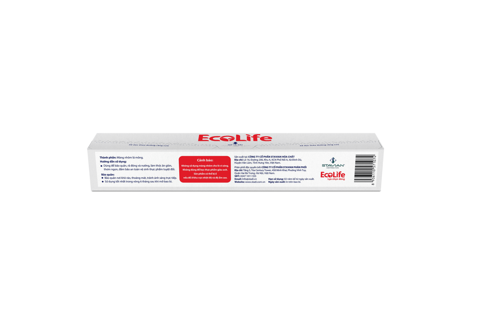 Màng nhôm bọc thực phẩm EcoLife rộng 30cm